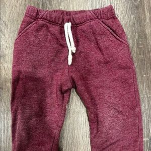 Lulu and Roo Joggers - Burgundy - 12/18 Months